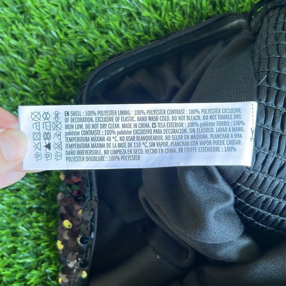 ENGLISH FACTORY Black Sequin Top size small - Picture 7 of 11